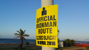 Ironman training poster